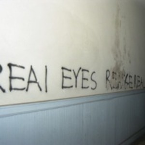 Wall Graffiti: "Real Eyes"