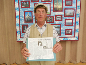 Donald Whitcomb at the Provincetown Mass. Memories Road Show