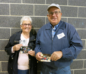 Mark Ryan and Carolyn Ryan at the Wilmington Mass. Memories Road Show