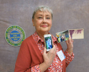 Joyce Westner at the Winchester Mass. Memories Road Show
