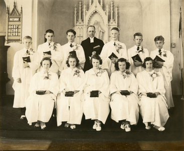 Confirmation at Gethsemane Lutheran Church, 1938