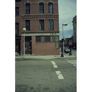 One side of the corner building at 405 Shawmut Ave that serves as Inquilinos Boricuas en Acción's headquarters.