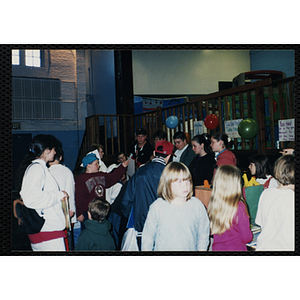 Children attend a gun awareness event