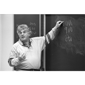 Law professor Donald Berman teaching class