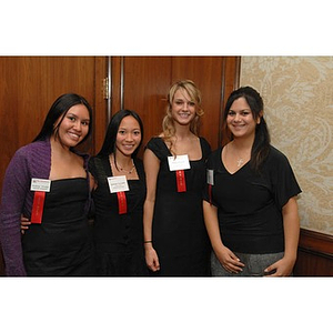 Four staff members of the Huntington Society Dinner