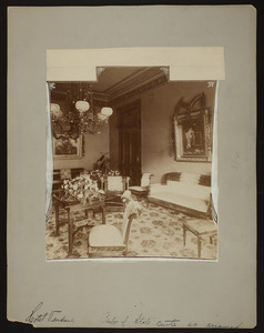 Interior view of the Hotel Vendome, State Suite parlor, Commonwealth Avenue, Boston, Mass., undated