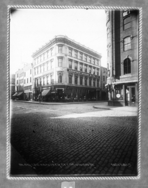 Building 136 Hanover Street, corner Union Street, Boston, Mass.