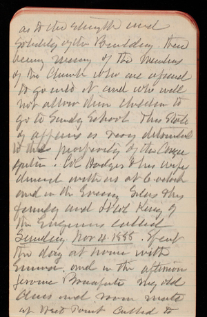 Thomas Lincoln Casey Notebook, September 1888-November 1888, 85, as to the strength and