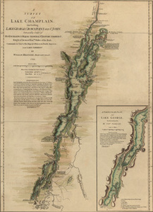 A Survey of Lake Champlain,including Lake George, Crown Point, and St. John. Surveyed by order of His Excellency Major-General Sr. Jeffery Amherst, Knight of the most Honble. Order of the Bath, Commander in Chief of His Majesty’s forces in North America