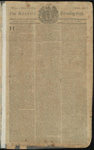 The Boston Evening-Post, 28 October 1765 (includes supplement)