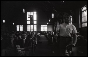 Question from the audience at the Youth, Non-Violence, and Social Change conference, Howard University