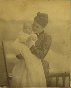 Mary Sanger Lyman with infant Edward Hutchinson Robbins Lyman