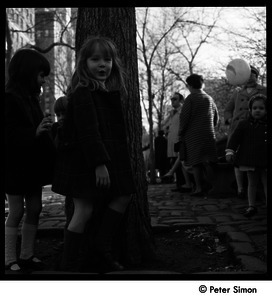 Children watching the scene, Central Park, New York City