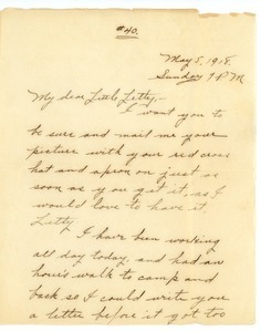 Letter from Frank F. Newth to Letitia Crane