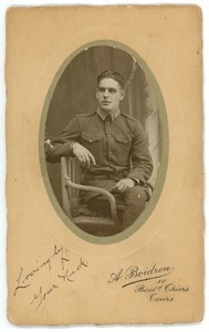 Frank F. Newth in his army uniform