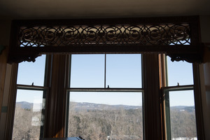 Grillwork above a window at Naulakha, Rudyard Kipling's home from 1893-1896