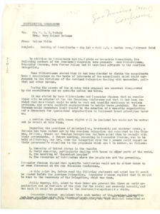 Confidential memorandum from Walter White to W. E. B. Du Bois and Mary McLeod Bethune