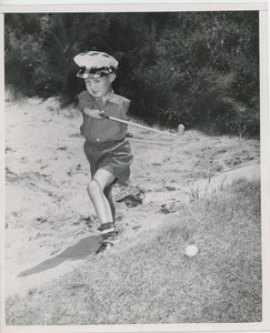 Billy Bruckner swinging a golf club