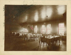 Springfield College Dining Room, 1896