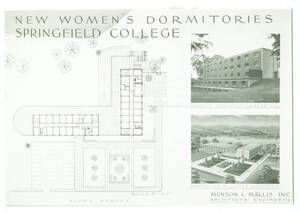 Lakeside Hall Architectural Sketches, 1961