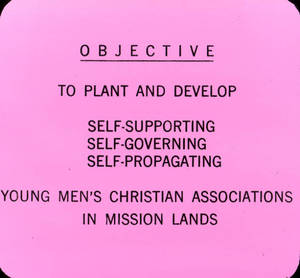 Y.M.C.A. Objective