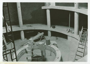 Hickory Hall Construction Inside Buidling c. 1974-1975