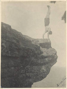 Price in a Handstand on a Cliff (1923)