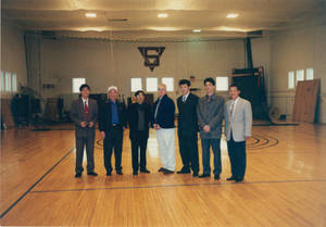 Visitors from Sun Yat-sen University in Judd's Gymnasia (2000)