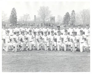 Springfield College Baseball Team 1972