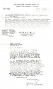 US China Relations - Harry Kingman to Joseph S. Clark (Feb. 18, 1966)