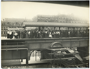 East platform of North Station at 5:20 pm