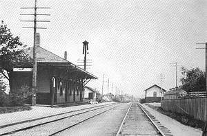 North Beverly depot, ca. 1900