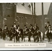 ''Chief Marshal and Staff Reviewing Parade''