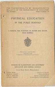 Physical education in public schools (1924)