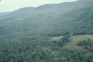 Aerial oblique view Northwest to Taconic Range from Bernardy's Farm 2 Sept 1971.
