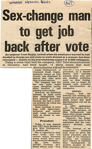 Sex-change man to get job back after vote