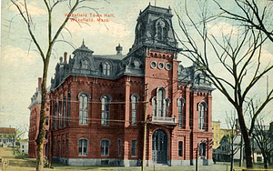 Wakefield Town Hall, Wakefield, Mass.