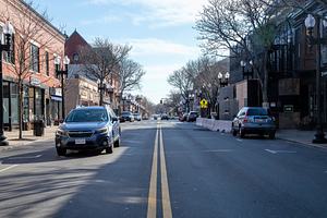 Main Street Looking South: Melrose, Mass.