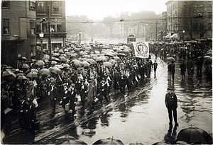 Second contingent, first draft, leaving Lynn, Sept. 21, 1917