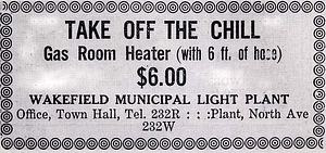 Wakefield Municipal Light Plant, 1919