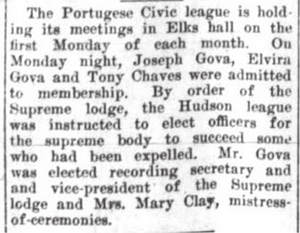 Portuguese Civic League meetings - Hudson News-Enterprise