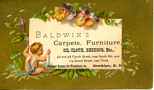 Baldwin's carpets, furniture, oil cloth, bedding, etc.