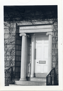 Doorway to the Parkman House