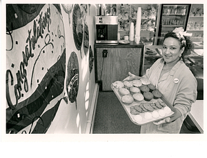 Charo Rosario in her bakery