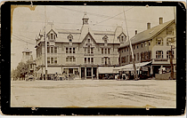 Photograph of Claflin Block, Newtonville
