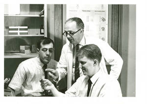 Dr. Harry M. Smith with students