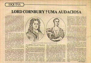 Lord Cornbury? Uma Audaciosa