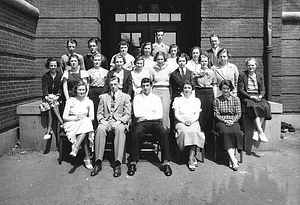 Swampscott High School year book staff picture