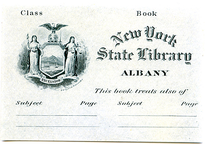 Class Book New York State Library