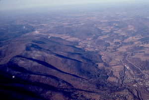 Oblique aerial photos accompanying 22 Dec 1994 Col-East air photo mission. 5. Taconic Range in Pownal, VT.